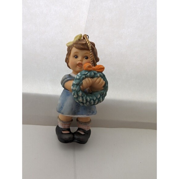 Berta Hummel Christmas Ornaments Goebel Lot of 8 Children Figures Porcelain Vtg - Picture 11 of 14